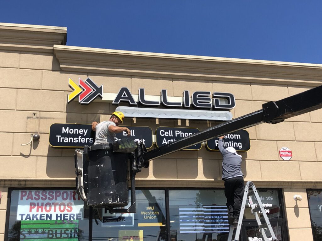 sign service and repair new jersey